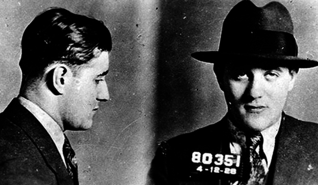 Mugshot of Famous Las Vegas Mobster Bugsy Siegel