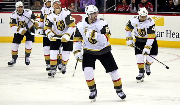 Vegas Golden Knights Hockey Team Playing a Game