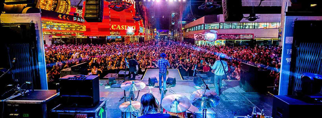 Band Performing at Downtown Rocks Concert Series