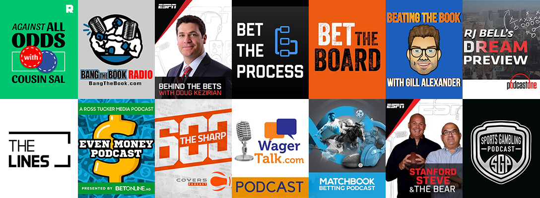 Best Sports Betting Podcast Collage Header