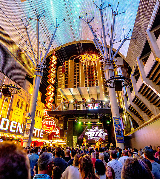 Downtown Las Vegas Fremont Street Concerts