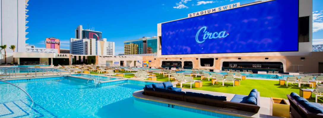 Circa Stadium Swim® Top Pool in Las Vegas