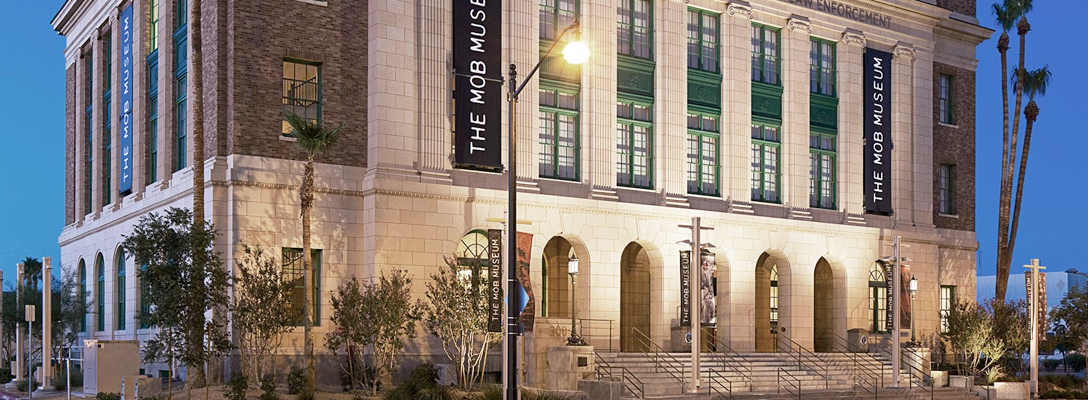 Exterior of The Mob Museum in Las Vegas