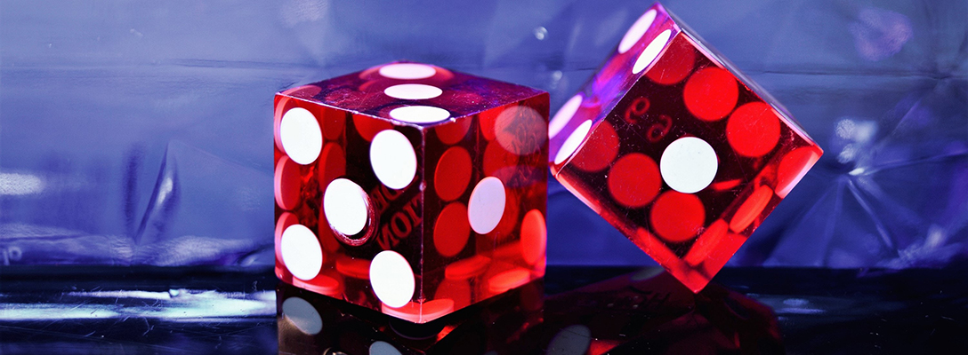 Red Dice at Las Vegas Casino