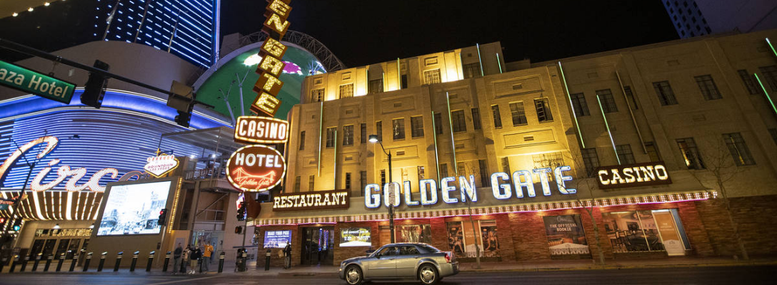 Golden Gate Neon Signs in Las Vegas