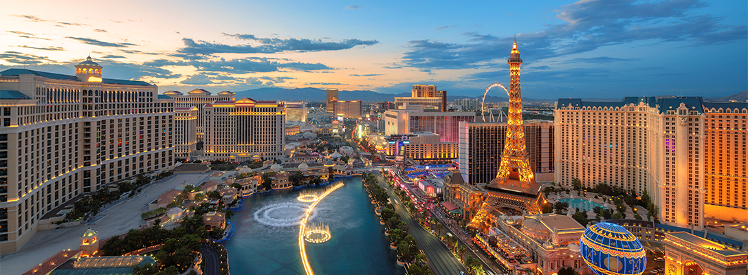 Las Vegas Skyline at Sunset