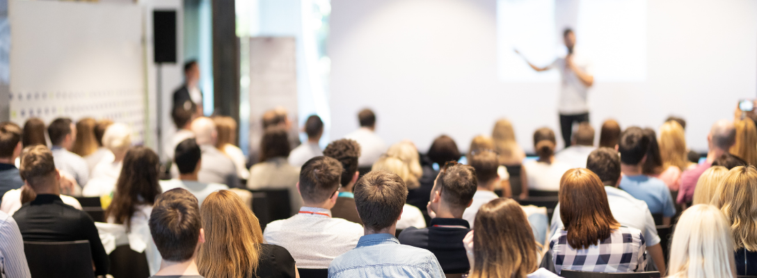 People Attending Educational Courses at Las Vegas Expo