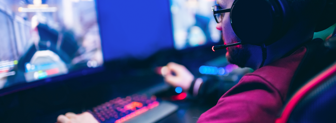 Man Playing Niche Sports with Esports