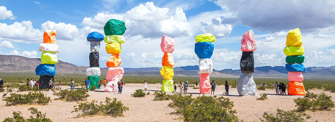 Seven Magic Mountains Art Installation in Las Vegas