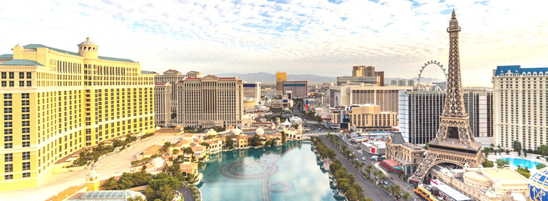 Shot of Sunny Day in Las Vegas in March