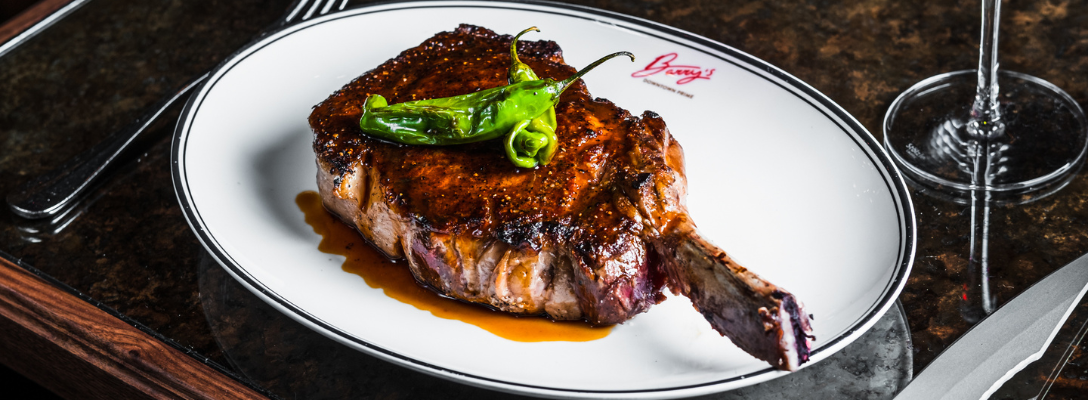 Steak at Barry’s Downtown Prime for Las Vegas Holiday Dining