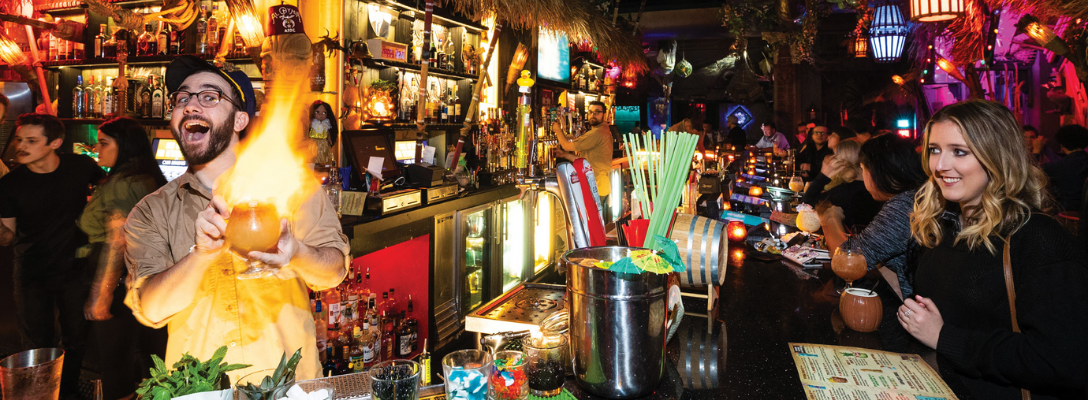 The Golden Tiki Bar in Las Vegas