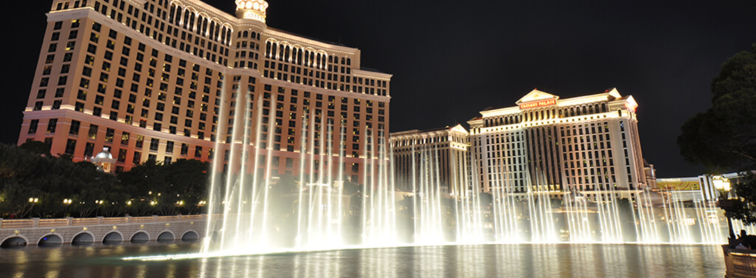 The Bellagio Fountains in Las Vegas