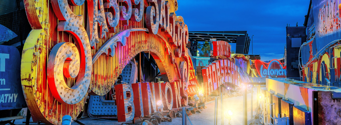 Vintage Las Vegas Neon Signs at the Neon Museum