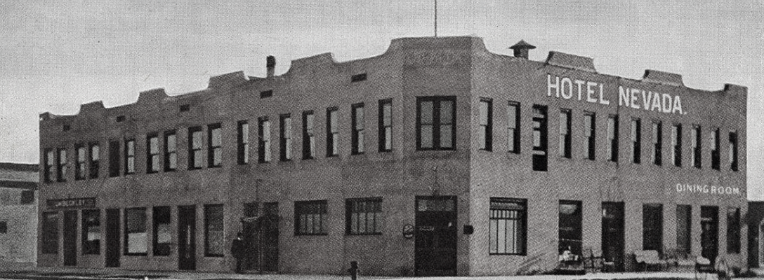 Vintage Photo of First Hotel in Las Vegas - Hotel Nevada