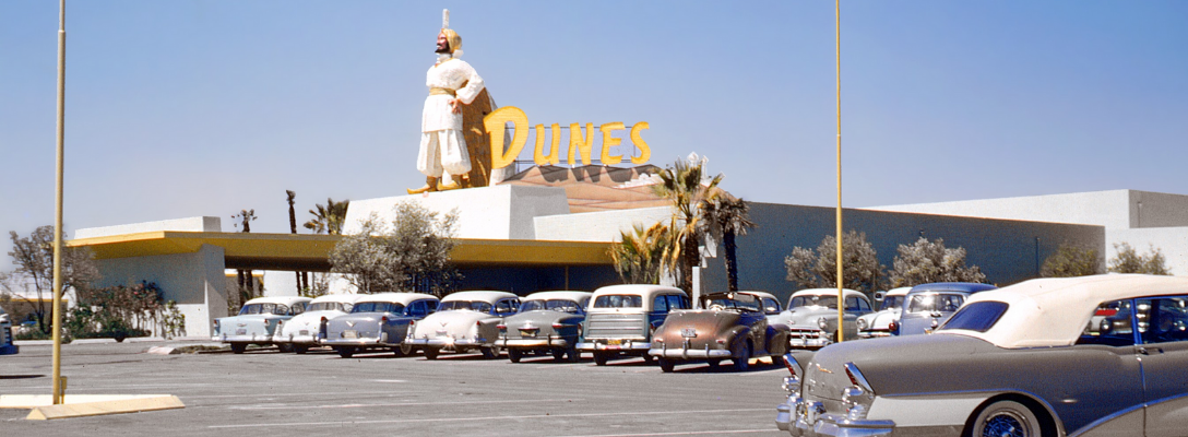 Vintage Photo of the Dunes Hotel in Las Vegas
