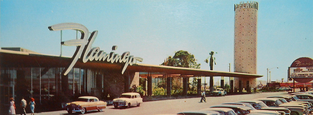 Vintage Photo of the Flamingo Hotel in Las Vegas